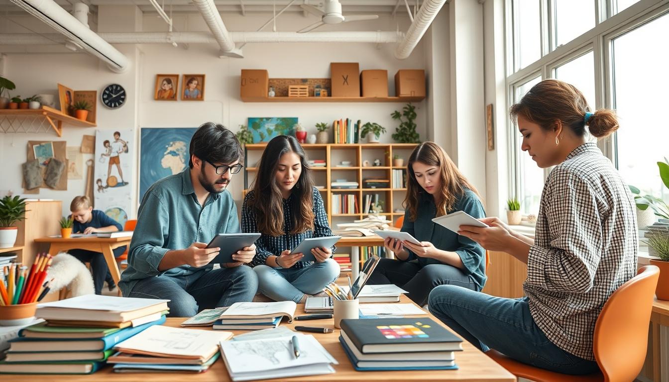 Campus and scholarly atmosphere in Cambridge